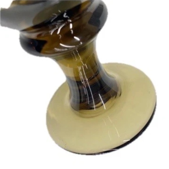 Vintage Libbey Sango Nova Smoke Brown Stem 7" 1970’s Mid Century Goblet Glass 4 - Picture 8 of 8